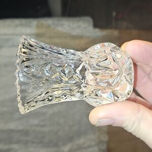 Elegant Clear Glass Vase